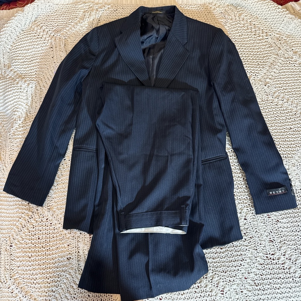 Blue Matching Suit Set for Professional Occasions